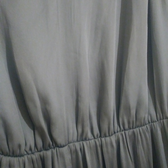 Grey blue Satin H&M Dress - Picture 3 of 4